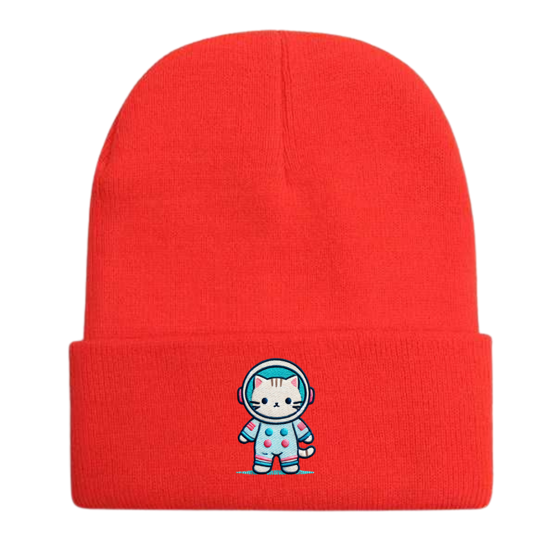 The Astronaut Kitty Beanie