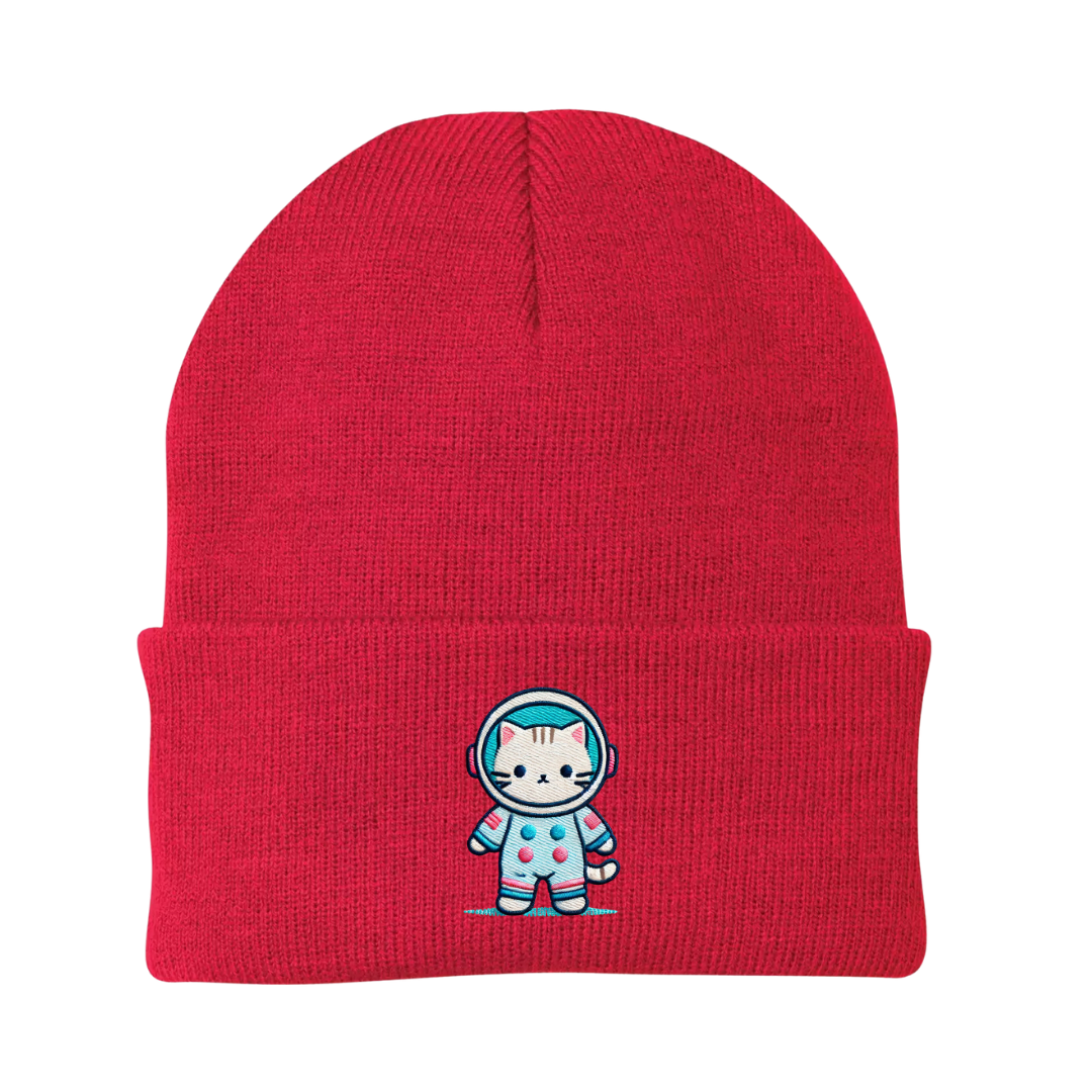 The Astronaut Kitty Beanie