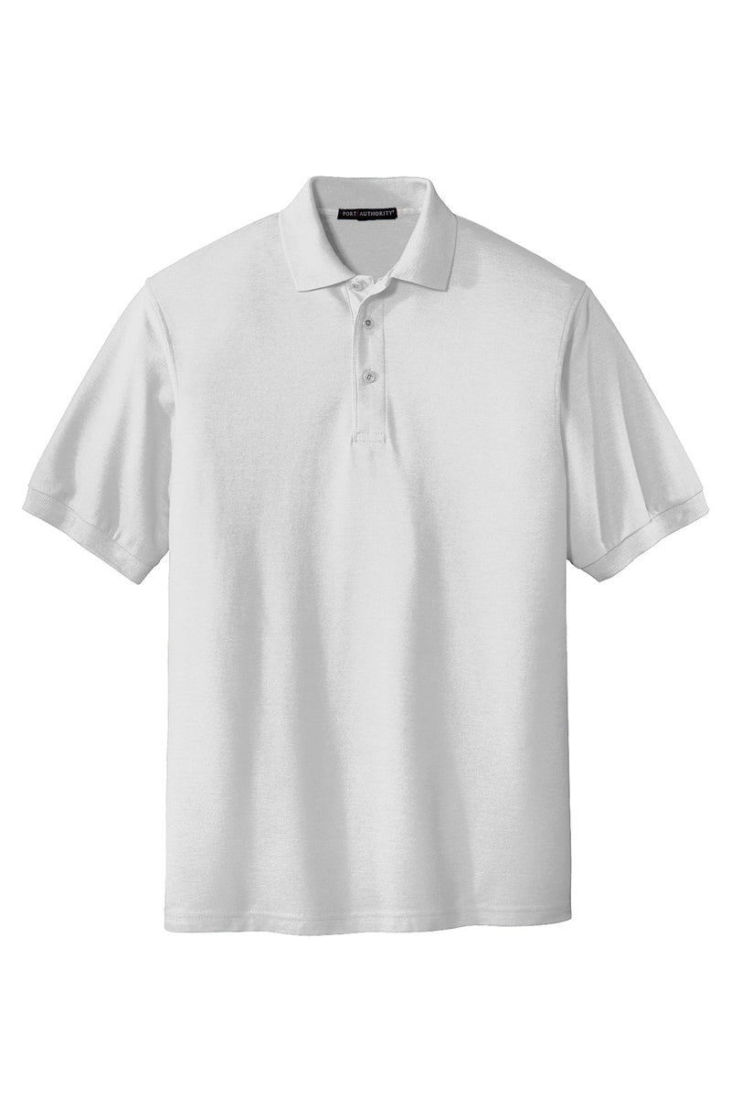 Port Authority K500 polo in white