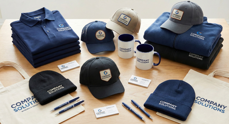 Professional custom embroidery and printing, produced in-house for brands, teams, and businesse